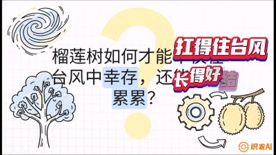 第四节：中国榴莲突围战：为生存重塑权型，抗台风矮化栽培与力学牵引，课程：《国产榴莲突围战：从泰国经验到中国实操的8堂必修课（高阶实战版）》