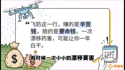 第6节：无人机干活不&ldquo;赔钱&rdquo;&mdash;&mdash;防漂移、避药害的保命红线，课程：《无人机植保搞钱必修课：从&ldquo;瞎飞&rdquo;到&ldquo;懂行&rdquo;的6步进阶》