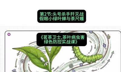 第02节：头号杀手歼灭战&mdash;&mdash;假眼小绿叶蝉与茶尺蠖，课程：《茗茶卫士&mdash;&mdash;茶叶病虫害绿色防控实战课》#识农AI