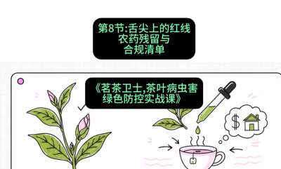 第08节：舌尖上的红线&mdash;&mdash;农药残留与合规清单，课程：《茗茶卫士&mdash;&mdash;茶叶病虫害绿色防控实战课》#识农AI